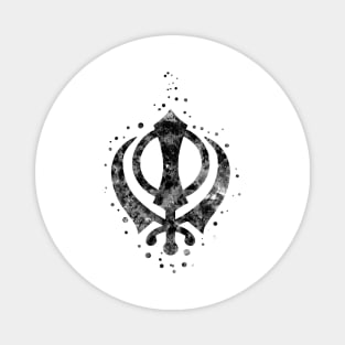 Khanda, Sikh symbol Magnet